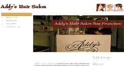 Desktop Screenshot of addyhairsalon.com